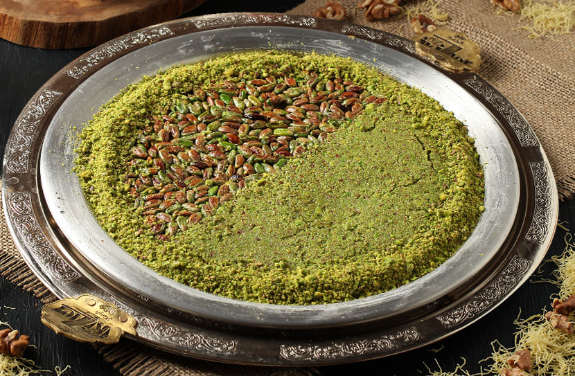 Özikizler Künefe | Pistachio supreme & clotted cream billuriye (half & half)